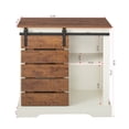 thumbnail image 7 of Branax Farmhouse Accent Cabinet with Sliding Barn Door, Buffet Server Table Buffet Sideboard with Storage for Kitchen and Living room, Multiple Colors, 7 of 7