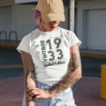 thumbnail image 2 of Vintage 1933 Limited Edition, Nostalgic Person or Retro Lover, White T-Shirt, Small, 2 of 5