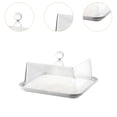 thumbnail image 6 of yotijay Dustproof Acrylic Cake Cover Bakery Display Case Clear Decorative Cake Tray Cake Square gold M, 6 of 9