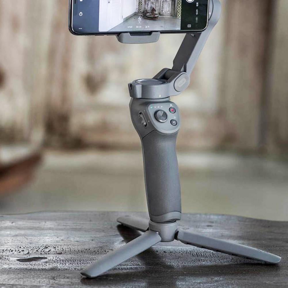3 Hot Shoe Mount LED Video Light Selfie Stick Tripod Kit for DJI Osmo Pocket 