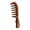 Brown, variant on Hair Brush Detangling Wide Tooth Wooden Comb for Curly Hair No Static Natural Sandalwood Styling Tool