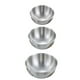 thumbnail image 2 of Stainless Steel Mixing Basin Set | Heavy Gauge Rust-Resistant Soup Bowls | 3-Piece Multi-Functional Food Prep & Storage | 850ml 1300ml 2100ml Large Flat Rim Nesting Bowls for Kitchen Camping BBQ, 2 of 9