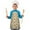 Cartoon Construction Vehicles-1, variant on Cartoon Construction Vehicles Signs Blue Pattern Kids Aprons for Girls and Boys,Adjustable Neck Strap Toddler Aprons for Kids Cooking Baking