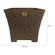 thumbnail image 2 of Kit 4 Macetas cuadradas Rattan Mediana (Oro Viejo), 2 of 3