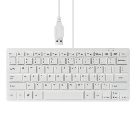 Super Slim USB 2.0 Mini Multimedia Wired fashion Keyboard 78 Keys For Notebook