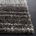 thumbnail image 3 of SAFAVIEH Berber Bijar Abstract Shag Area Rug, 7' x 7' Square, Grey/Dark Grey, 3 of 8