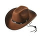 thumbnail image 2 of Sombrero de vaquero occidental, sombrero Fedora, sombreros con cordón, sombrero de copa de jazz, sombrero para el sol para Café, 2 of 9