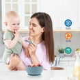 thumbnail image 5 of Baby Bowls with Suction, Silicone Baby Feeding Set, Infant Babies & Toddler Suction Bowl with Lids and Spoons, BPA Free Baby Bowls 0-6 Months, Baby Feeding Essentials, Extra Strong Baby Suction Bowls, 5 of 6