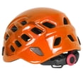 thumbnail image 3 of Casco de seguridad para deportes al aire libre Cascos de protección para la cabeza ajustables para escalada en roca (naranja), 3 of 5