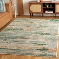 thumbnail image 2 of SAFAVIEH Madison Orlando Abstract Area Rug, Green/Blue, 6' x 9', 2 of 8