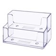 thumbnail image 1 of DNHCLL 1 paquete de tarjetero transparente de 2 niveles, organizador de tarjetas de plástico, soporte para tarjetas, exhibición para el hogar, oficina, escritorio y mostrador, capacidad para 120 tarje, 1 of 5