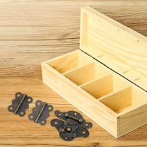 Bronze Cabinet Wooden Box Hinge Latches Hasp Kits Furniture Vintage Hardware