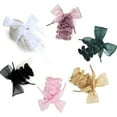 thumbnail image 4 of Opvise 1 Pair Shoelaces 110cm Solid Color Organza Wide Flat Shoelaces for Sneakers, 4 of 8