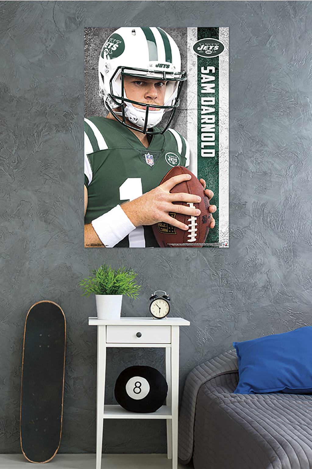 New York Jets - Sam Darnold Poster and Poster Mount Bundle 