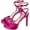 Pink, variant on Pnina Tornai Ai Dress Sandal Pink Fabric 6M
