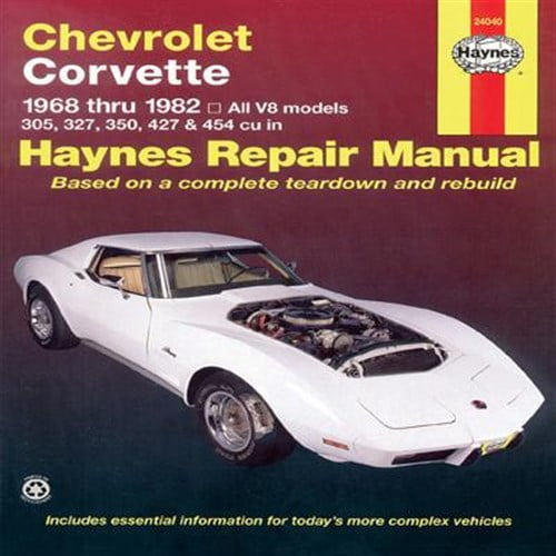 Pre-Owned Chevrolet Corvette (68-82) Haynes Repair Manual ^