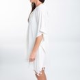 thumbnail image 6 of Elsie & Zoey Naomi One Size Hooded Poncho Swimsuit Cover Up for Women, 6 of 7