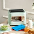 thumbnail image 6 of 2Pcs Silicone Toaster Cover Breakfast Machine Dust Cover for 2-Slice Toasters, 6 of 7