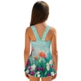 thumbnail image 2 of Tutolipy Tulip Quick Dry Sleeveless Bathing Suit, Swim Dress Soft Bathing Swim Dress for Summer Vacation Size 8-9 Years, 2 of 8
