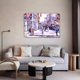thumbnail image 4 of Póster en lienzo con escena de una calle de ciudad concurrida, decoración para dormitorio, paisaje deportivo, decoración para oficina, regalo, estilo marco, 12 x 18 pulgadas (30 x 45 cm), 4 of 8