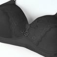 thumbnail image 3 of DPTALR Womens Dailywear Bars Embroidered Glossy Comfortable Breathable Bra Underwear No Rims, 3 of 5