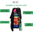 thumbnail image 6 of StyleCraft Professional Barber Cape, Polyester, Black, 6 of 6