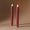 Red, variant on Flameless Ivory Taper Candles with Remote Battery Operated Set of 2