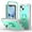 Gray/Mint, variant on Phone Case for iPhone 14 Plus, 3 In 1 Cover with Ring Holder Kickstand Hybrid Shockproof Military Grade Protective Hard PC Soft Silicone Case for iPhone 14 Plus for Women Men, Gray/Rosegold