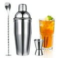 thumbnail image 2 of Cocktail Shaker Set 350ML/550ML/750ML,Bartender Kit with Stand,for Bartender,Drink,Party Bar,Tools Bar,Tools (capacity : 550ML), 2 of 6