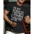 thumbnail image 3 of Gymish Rest Between Sets Workout T-Shirt for Men – Funny Gym Shirt, Mens Gym TShirt, Gym Clothes for Men, Athletic Workout Wear, 3 of 6