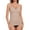 Beige, variant on MANIFIQUE Women's Solid V-Neck Tummy Control Compression Camisole Top & Shapewear, Black, 1-Pack