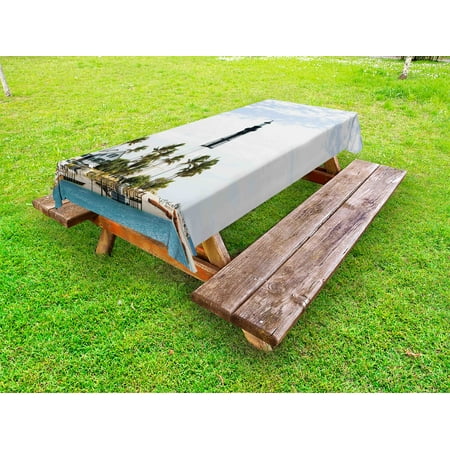 United States Outdoor Tablecloth Hillsboro Lighthouse Pompano Beach United States Outdoor Tablecloth Hillsboro Lighthouse Pompano Beach Florida Atlantic Ocean Palms Coast Decorative