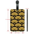 thumbnail image 2 of Gold Fans - Luggage ID Tags / Suitcase Identification Cards - Set of 2, 2 of 5