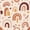 Color 4, variant on Peel and Stick Wallpaper 23.6in x 9.8ft Boho rainbow print Rainbow neutral color Contact Paper Vinyl Waterproof Self Adhesive Wall Paper for Bedroom Shelf Cabinet Renter Friendly