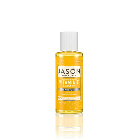 JASON Vitamin E 45,000 IU Maximum Strength Oil, 2 oz. (Packaging May (The Best Pure Vitamin E Oil)