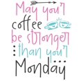 thumbnail image 1 of May Your Coffee Be Stronger Than Your Monday: A 90 Day Daily Planner & Journal, 1 of 1
