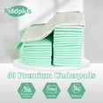 thumbnail image 4 of Almohadillas desechables MILDPLUS de 30 x 36 pulgadas, 50 unidades, para incontinencia, 4 of 9