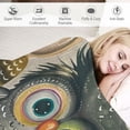 thumbnail image 3 of Orinice Owls Glasses Book Theme Warm Lightweight Blanket Soft Fleece Blankets All Seasons Decor Gift Blanket 40x50in, 3 of 6