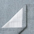 thumbnail image 5 of Chanasya 2-Panel Two Color Tone Textured Heavy Curtains - for Windows Living Room Bedroom Patio Office - Partial Room Darkening Window Treatment Drapes for Home Decor 52 x 84 Inches Long - Light Blue, 5 of 8