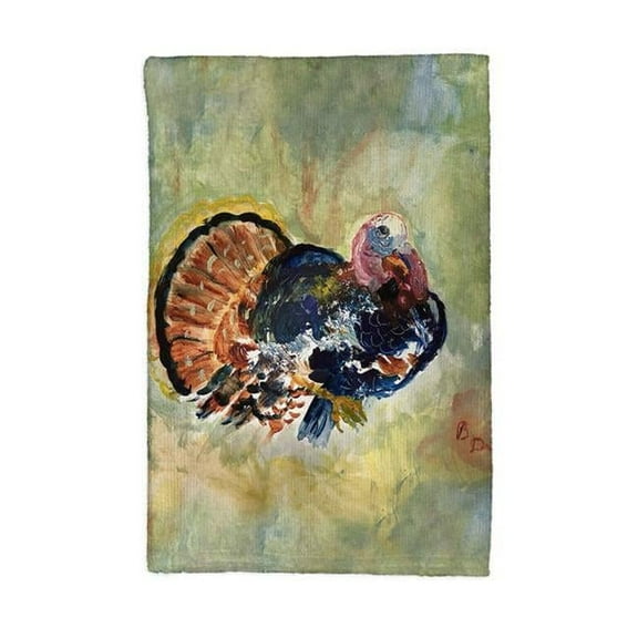 Betsydrake KT1165 16 x 25 in. Colorful Turkey Kitchen Towel