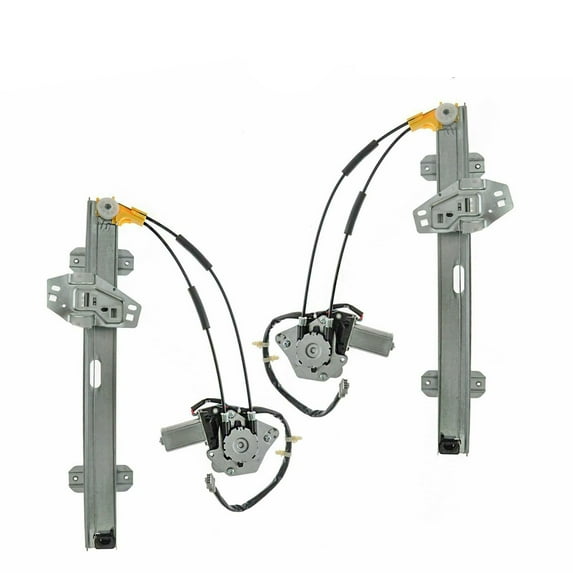 Power Window Regulators w/ Motor Front Pair Set For 94-97 Accord Sedan 4 door SW