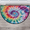Multicolour 3, variant on CURLYOOT Tie Dye Rainbow Colorful Abstract Half Round Door Mat, Indoor Outdoor Entrance Rug, Semi Circular Area Rug, Non Slip Washable Absorbent Doormat, Laundry Room Rug 24'' x 36''