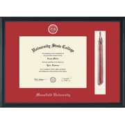 Framerly For Mansfield University of Pennsylvania Tassel Diploma Frame, Document Size 11" x 8.5"