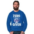 thumbnail image 5 of Zero Fox Given Cute Sarcastic Humor Sweatshirt for Men or Women Brisco Brands X, 5 of 6