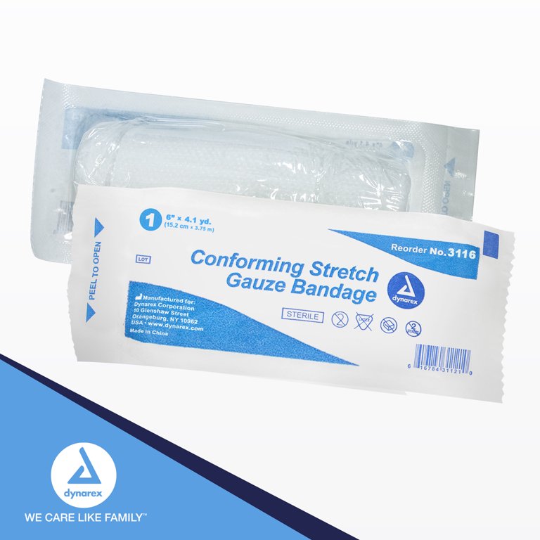Dynarex Stretch Gauze Bandages, 6