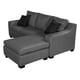 thumbnail image 5 of Sofá Chaise Lyra DICASA Gris Oscuro, 5 of 7