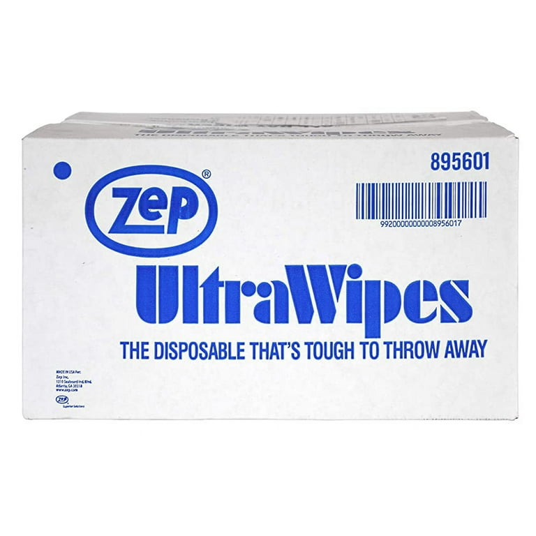 Zep Blue Ultra Wipes Shop Towel 895601(Case of 450 Wipes) 12 x 14 Inch Wipe, Great for Mechanics and Workshops Zep Blue Ultra Wipes Shop Towel 895601(Case of 450 Wipes) 12 x 14 Inch Wipe, Great for Mechanics and Workshops
