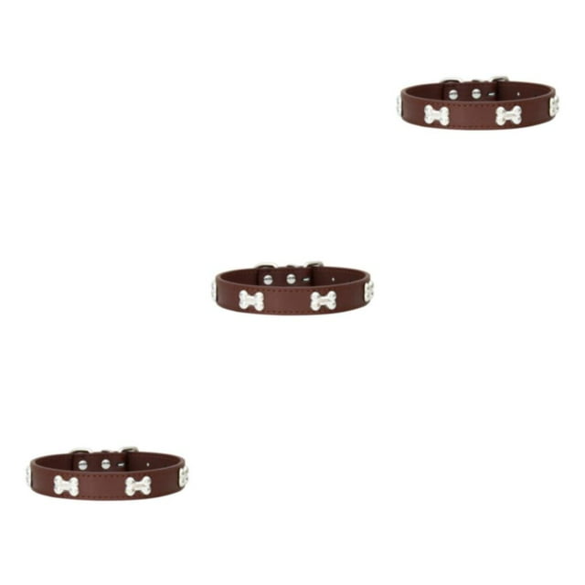 Ruiboury Durable Élégant Confortable à Porter Boucles Réglables Plusieurs Tailles Café 1.5*30cm 3Ensemble