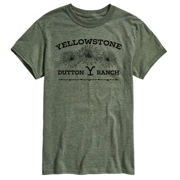 Yellowstone - Yellowstone Wildflowers - Men's Short Sleeve Graphic T-Shirt