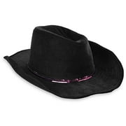 Corduroy Cowboy Hat With Sequin Band
